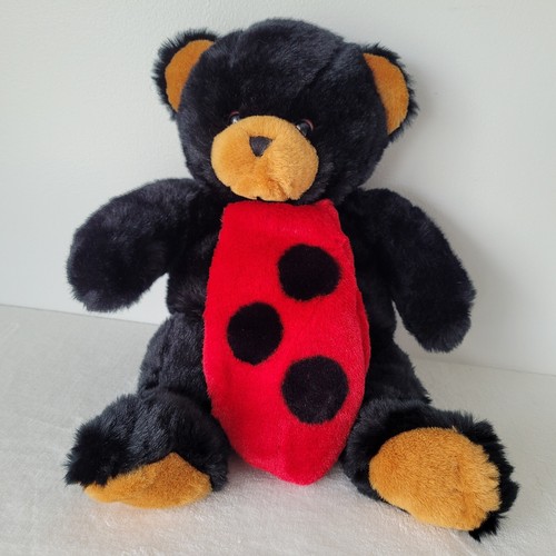 Little Brownie Originals 15" Plush Soft Teddy Bear with Removable Ladybug Wings - Picture 4 of 15