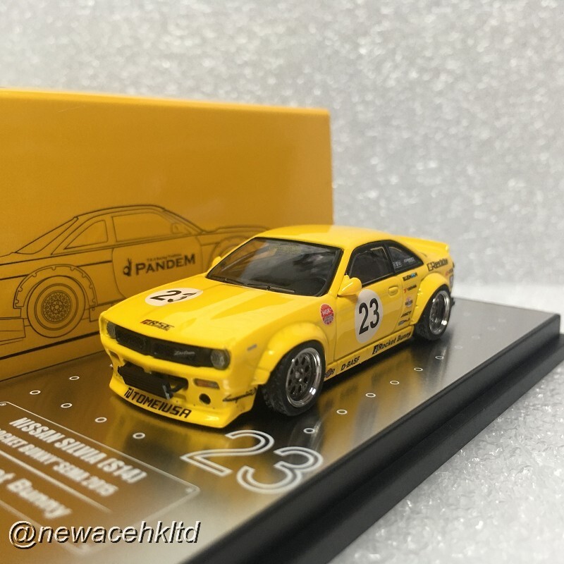 INNO64 シルビア S14 ROCKET BUNNY BOSS 1/64 Inno64 1/64 NISSAN SILVIA S14 ROCKET BUNNY BOSS AERO Grey