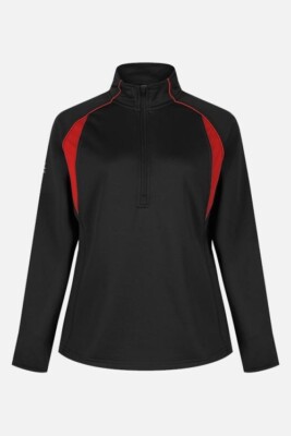 AKOA - Mädchen schwarz Langarm Mid Layer Top PE Uniform Größe L (15-16 Jahre)