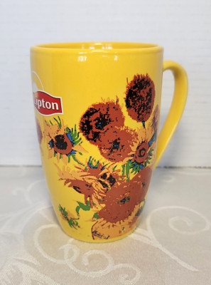 Lipton Brand Collectible Sunflower Floral Tea Mug RARE