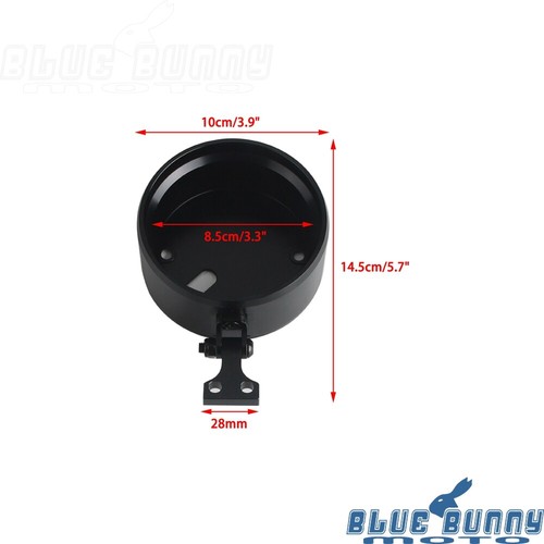 T-Bar Digital Gauge Mount Housing Bucket Relocation Kit For Softail FXLRS FXFB/S - Picture 2 of 9