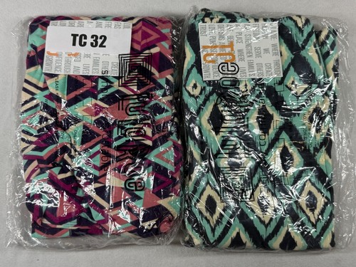 2 Pair of New LuLaRoe Tall and Curvy Buttery Soft Workout Yoga Leggings TC 32