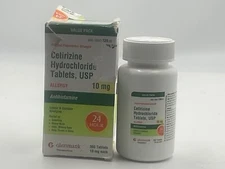 Glenmark Cetirizine Hydrochloride Tablets, USP Allergy 10mg - 365 Tablets
