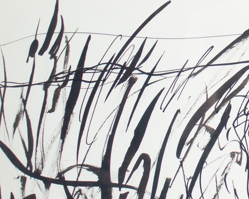 Dibujo a tinta firmado por Harry Hilson 1960 “Turbulence” - Imagen 7 de 8
