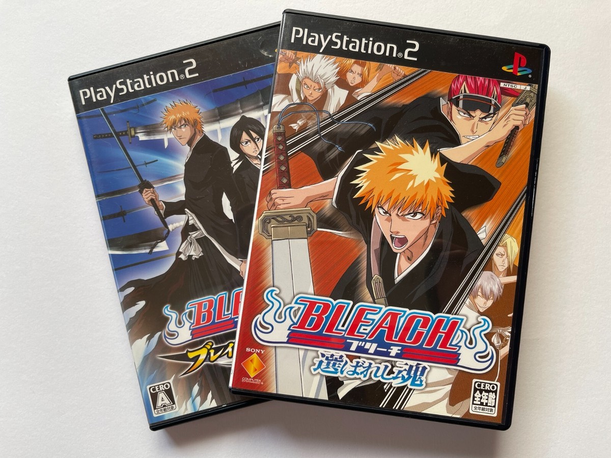 Bleach Erabareshi Tamashi Bleach Blade Battlers 2 Lot Playstation2