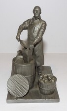 WONDERFUL 1977 FRANKLIN MINT PEWTER THE SHOPKEEPER RON HINOTE SCULPTURE
