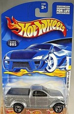 2000 Hot Wheels #85 First Editions 25/36 DODGE POWER WAGON Silver w/RZR Sp Wheel