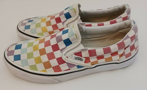 checkerboard vans 4.5
