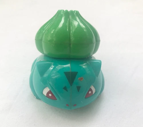 Pokémon Bulbasaur Vintage Pencil Sharpener 1999 Toy Island Desktop Set Figure 2"