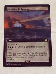 Desolate Lighthouse Extended Art Surge Foil #1080 Doctor Who MTG