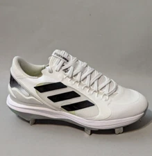 adidas Softball Cleats Womens 8.5 PureHustle 2 Elite White FY4393 Fastpitch