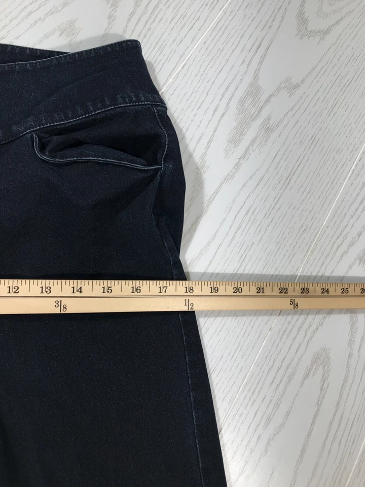 Pantalones de mezclilla Lafayette 148 New York para mujer 4 azul oscuro chinos preppy de diseñador elásticos Foto 4 de 4