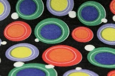 Multicolored Dots Print  Fabric Felt Sheet Craft Felt 9x12 New