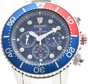SEIKO クロノグラフオートマティック　ペプシ　不動品 Seiko Pepsi Chronograph | eBay
