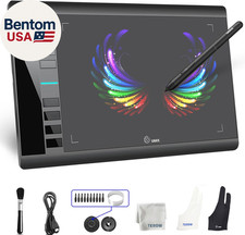 Graphics Drawing Tablet, M708 10 X 6 Inch Large Digital Drawing Pad with 8 Hot