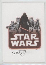 2015 Topps Star Wars: Journey to The Force Awakens Cloth Stickers Kylo Ren 2k3