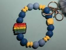 Beaded Wristlet Keychain