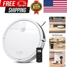 V2 Robot Vacuum Cleaner, Tangle-Free Suction, 120 Mins Runtime, Slim, Self-Ch...