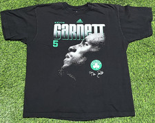 Adidas Boston Celtics Kevin Garnett NBA T-Shirt Mens L Vintage 2000s