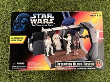 Kenner Star Wars Power Of The Force Playset  Detention Block Rescue MIB