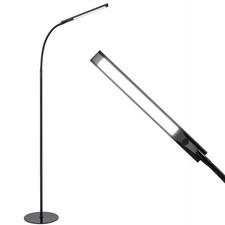 Lampada Piantana da Terra LED 7W 400Lm Moderno Luce Dimmerabile Flessibile Nero