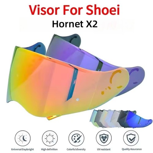 Motorcycle Helmet Visor Fits For SHOEI HORNET X2 Helmet PC Shield Lens - Foto 1 di 36
