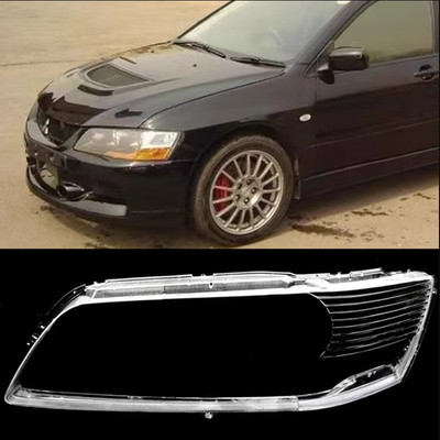 Left Headlight Lens Cover Lampshade Shell Clear For Mitsubishi Lancer Evo 03-07