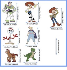 Toy Inspired Story Themed Happy Birthday Yard Signs, 7PCS Birthday Party Suppl.