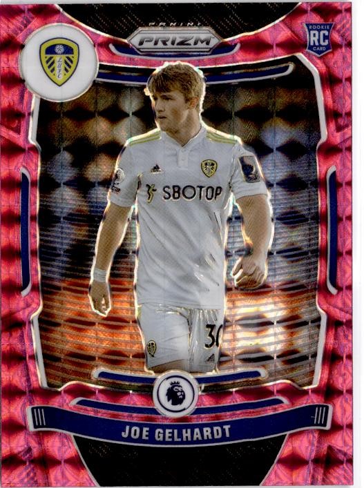 2021-22 Panini Prizm Premier League #217 Joe Gelhardt Prizms Pink Mosaic