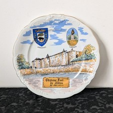 Assiette décorative Château-Fort de Sedan XIe–XVIe siècle Ardennes France