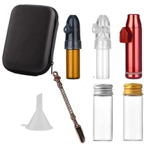 Portable Kitchen Spice Dispenser Set with Storage Pouch Leak-Proof Bottles