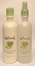 Avon Naturals White Grape body spray & body lotion