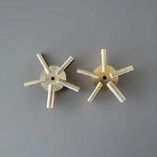 2 Pc Clock Winding Brass Key Set Even & Odd Numbers Universal  Wall Clock Keys