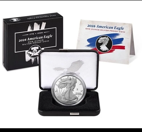United States Mint 2026 American Eagle Proof 1 oz Silver Coin