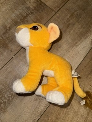 Vintage 1993 Mattel The Lion King Floppy Baby Simba Stuffed Plush Animal Vtg