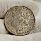 1898 US Morgan Silver Dollar $1 AU+ (Cleaned)