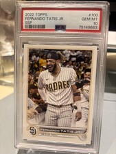 2022 Topps Series 1 SSP Image Variation Fernando Tatís Jr. #100 PSA 10