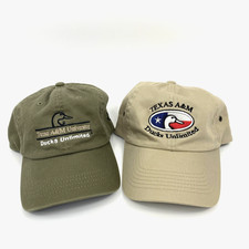 Texas A&M Ducks Unlimited Hat Cap Strap Back ...