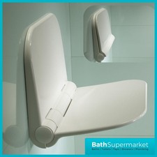 Wall Mounted Shower Seat Fold Away Easy Clean - Max 160kg 25 Stone