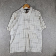 Izod Logo Polo T-Shirt Men  s Large Beige