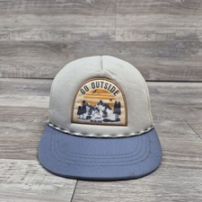 Go Outside Wild Land Hat Cap Youth Kids Adjustable Snapback Trucker