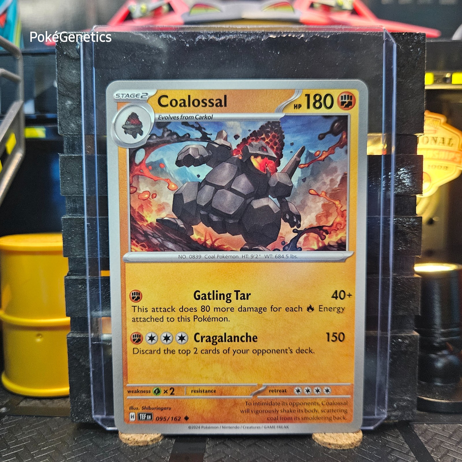 Coalossal Temporal Forces Pokémon TCG 095/162 Scarlet & Violet SV05 Uncommon