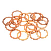 FüR 22 Stk Kupfer-Unterlegscheiben 26X34X1,5Mm Flache Dichtringe
