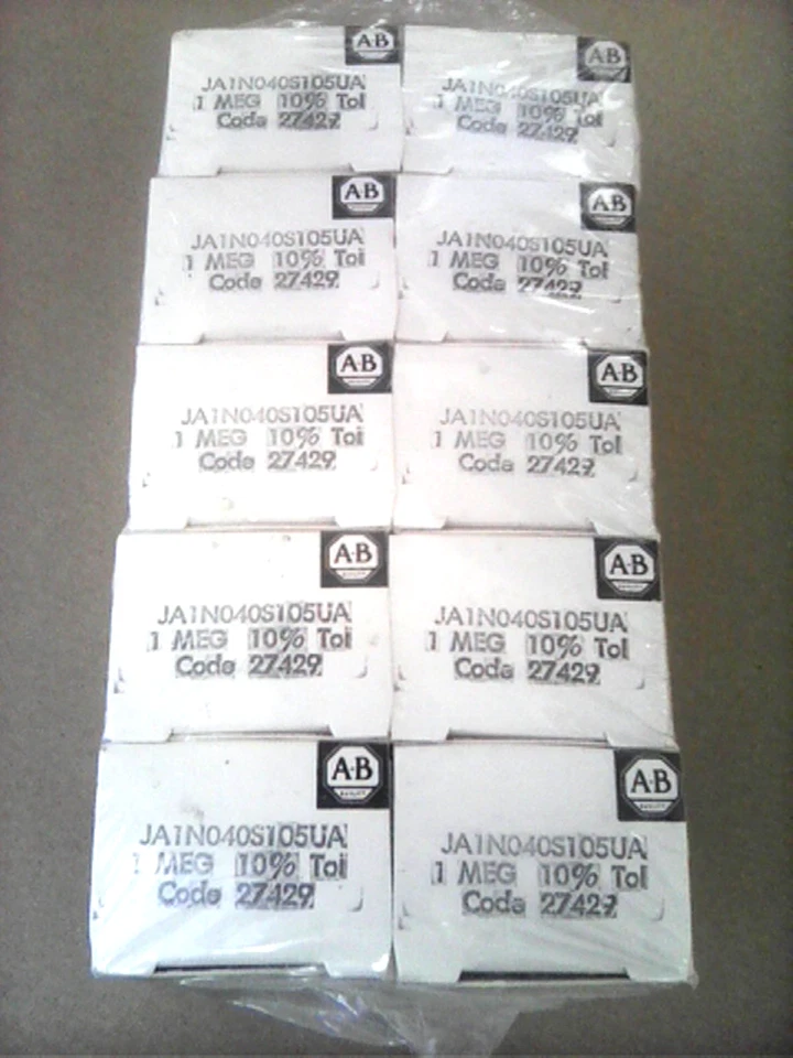 10 Allen Bradley potentiometers 1 meg 10% tol. JAIN040S105UA - Image 1 of 4