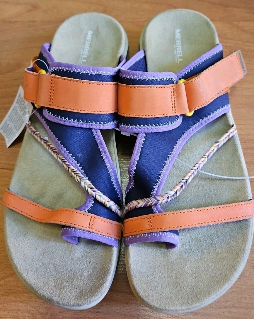 Sandali Merrell donna 11 distretti avvolgenti web slide slip rugiada MODELLO DISPLAY