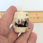 Dollhouse Miniature Staffordshire Style Ceramic Gin Barrel Keg English Riders  — photo 10