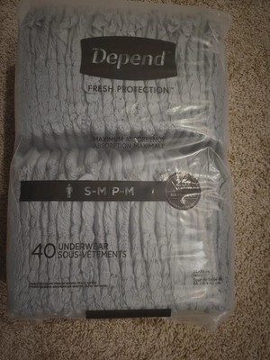 Depend For Men S-M. Unopened In Original Packing 