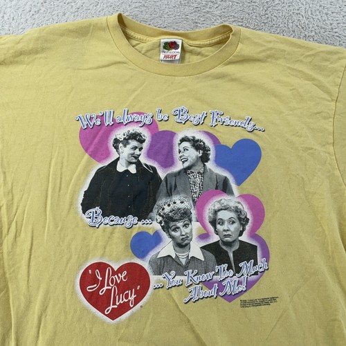 Pyjama Vintage Nick Et Nora - Flanelle I Love Lucy L/XL, Neuf Avec étiquettes