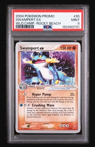 Swampert ex graded PSA 9 for sale on eBay
