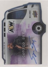 2022 Upper Deck Allure AEW Busses Auto 4/10 Scorpio Sky #BU-12 Auto uf7